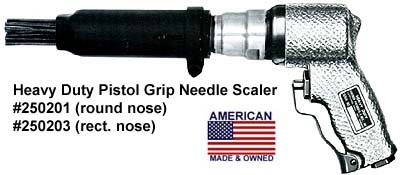 Sioux Tools 5266 Needle Scaler, 4,000 BPM, 1 Bore Diameter