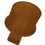 Multi-use Safety Cap/Plug with Blow Out tab - 100 Pack - Brown