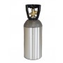 Industrial Gas Cylinder with CGA 580 valve inserted - 33.7 cu ft
