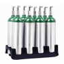 8 Cylinder Plastic Rack for D, E, M9 and M7 Medical Oxygen Cylinders
