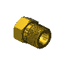 Outlet Adaptor - CGA 326, Nitrous Oxide, Brass